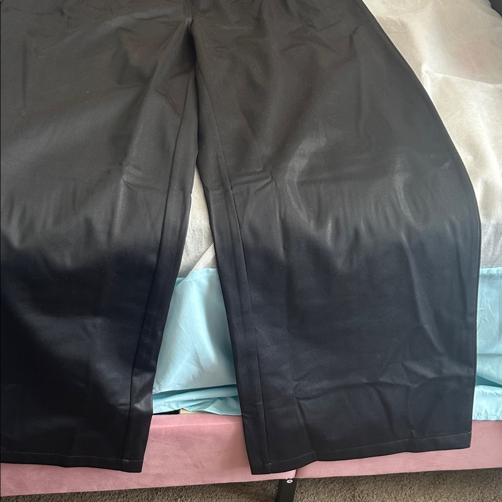 Mono B Glossy Black Joggers - Picture 5 of 9